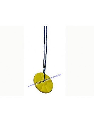 Daisy Disc YELLOW with Brown Rope