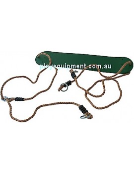 Strap Seat Heavy Duty GREEN with Adjustable Ropes