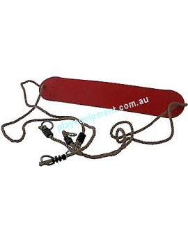 Strap Seat Heavy Duty RED with Adjustable Ropes