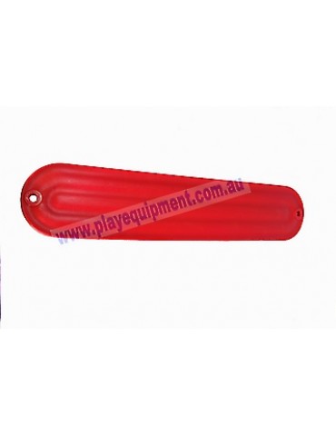 Strap Seat Moulded Ribbed RED