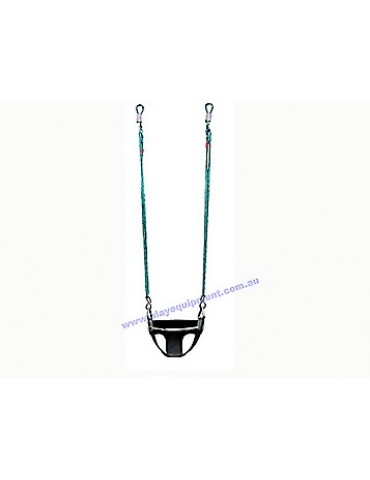 Half Bucket Infant Swing Seat Commercial Adjustable Ropes